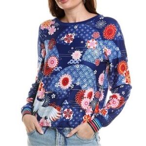 Johnny Was | Bee Active Ruched Raglan Sleeve Pullover Top